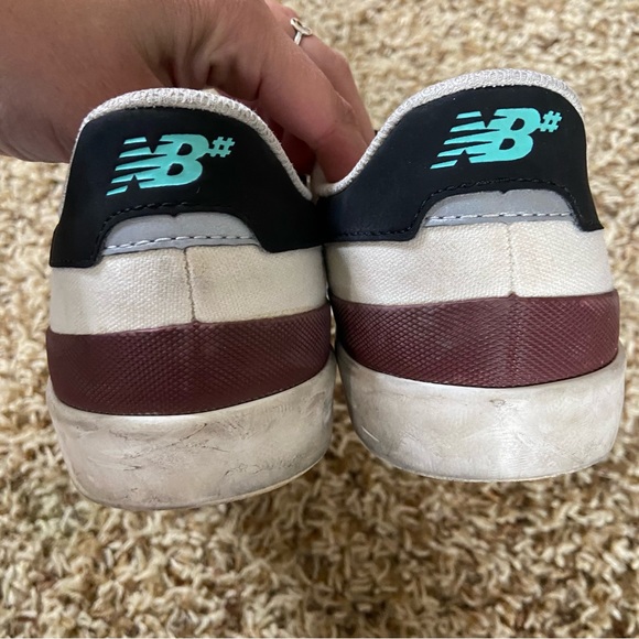 New Balance Numeric 272 Burgundy Sea Salt lace up sneakers - Picture 5 of 8